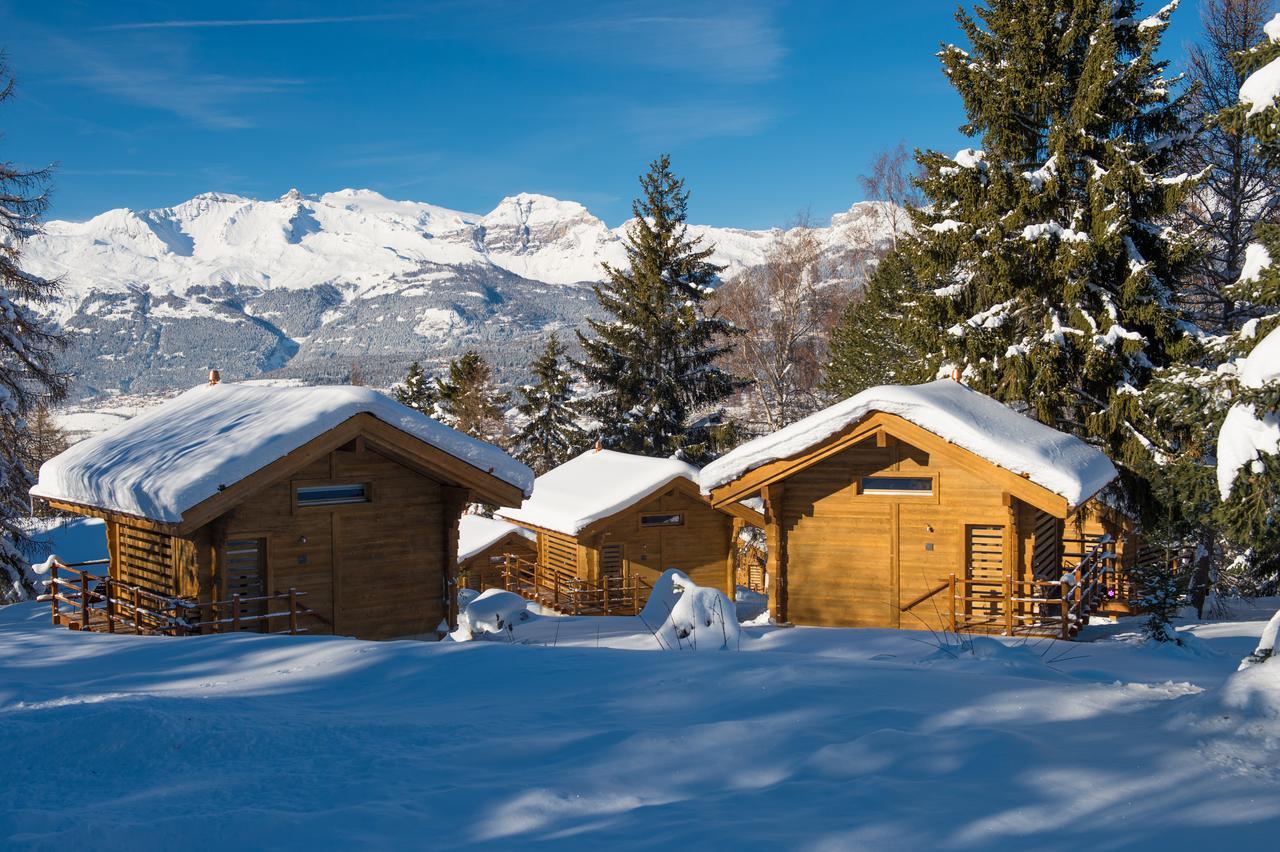 Les Mazots De La Source & Spa Vercorin Kültér fotó