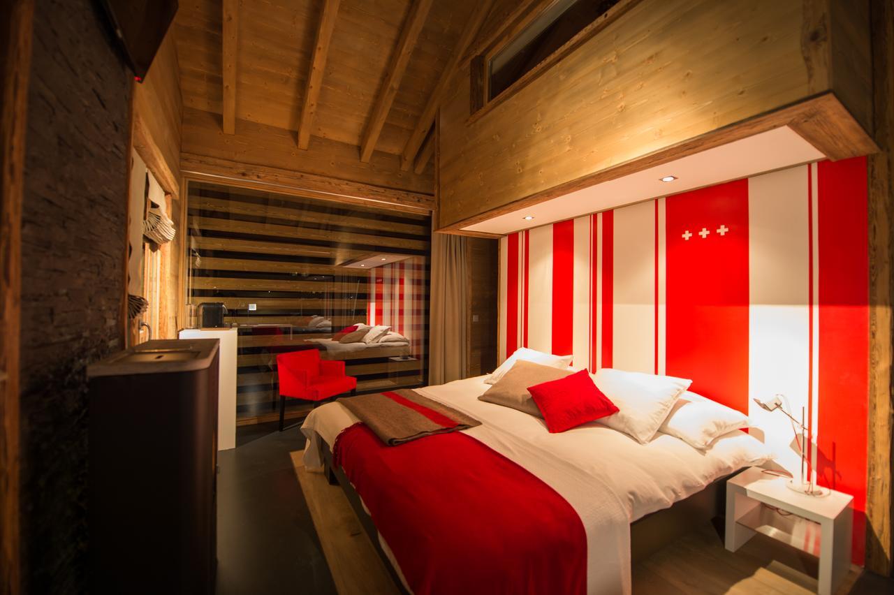Les Mazots De La Source & Spa Vercorin Szoba fotó