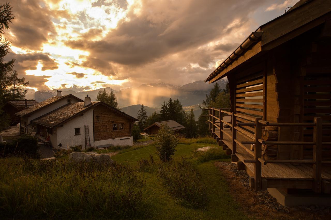 Les Mazots De La Source & Spa Vercorin Kültér fotó