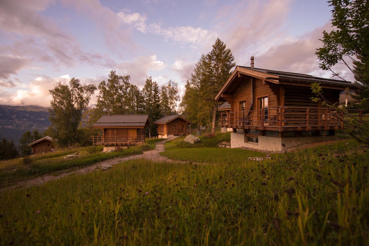 Les Mazots De La Source & Spa Vercorin Kültér fotó