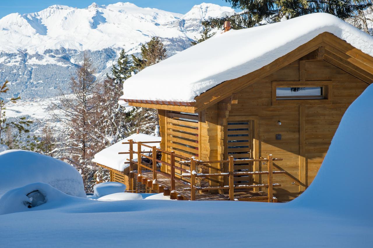 Les Mazots De La Source & Spa Vercorin Kültér fotó