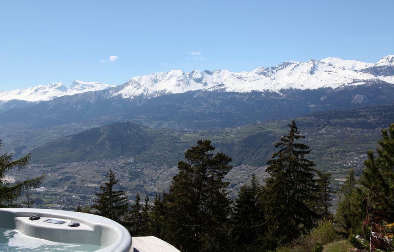 Les Mazots De La Source & Spa Vercorin Kültér fotó