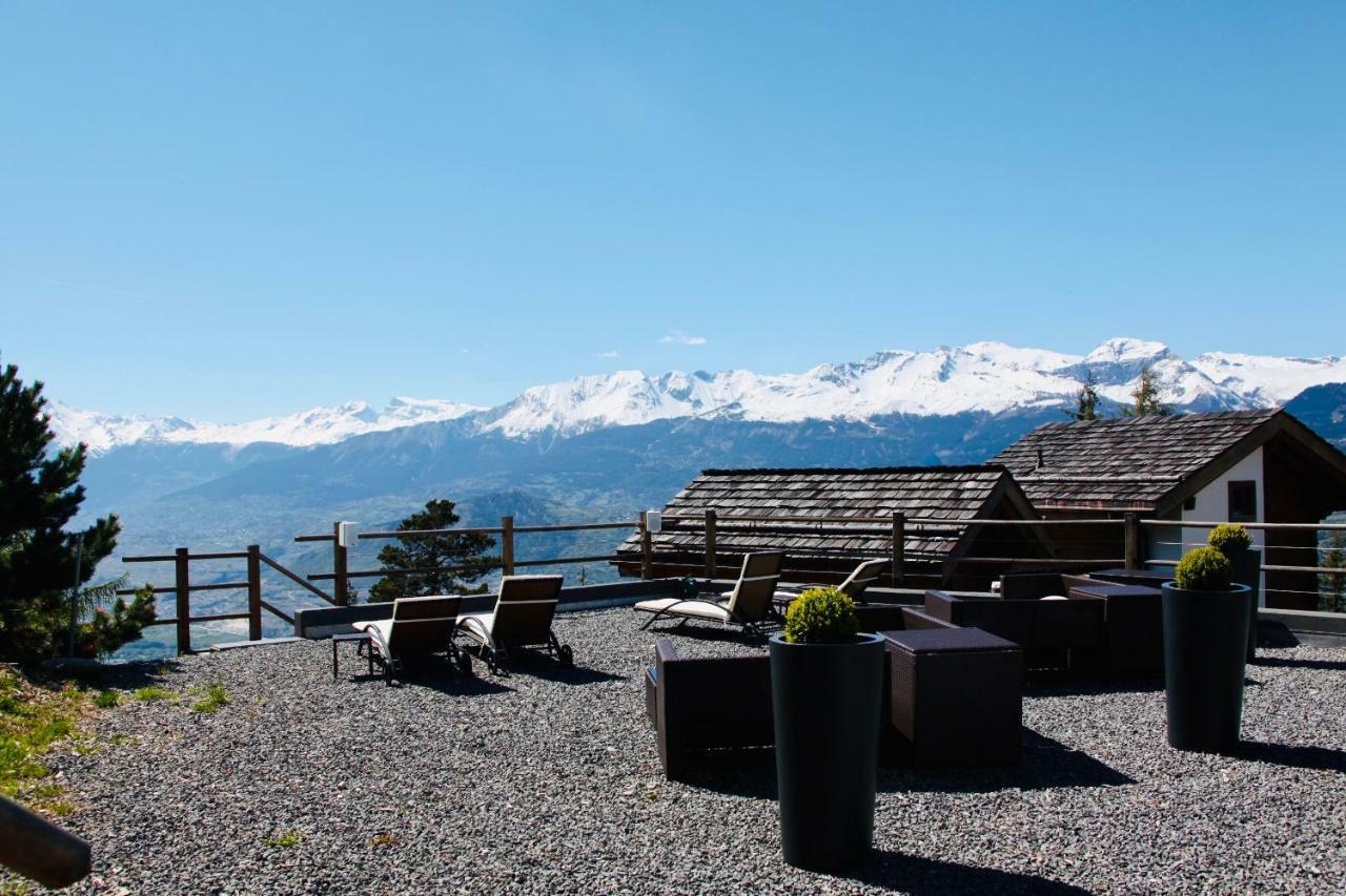 Les Mazots De La Source & Spa Vercorin Kültér fotó